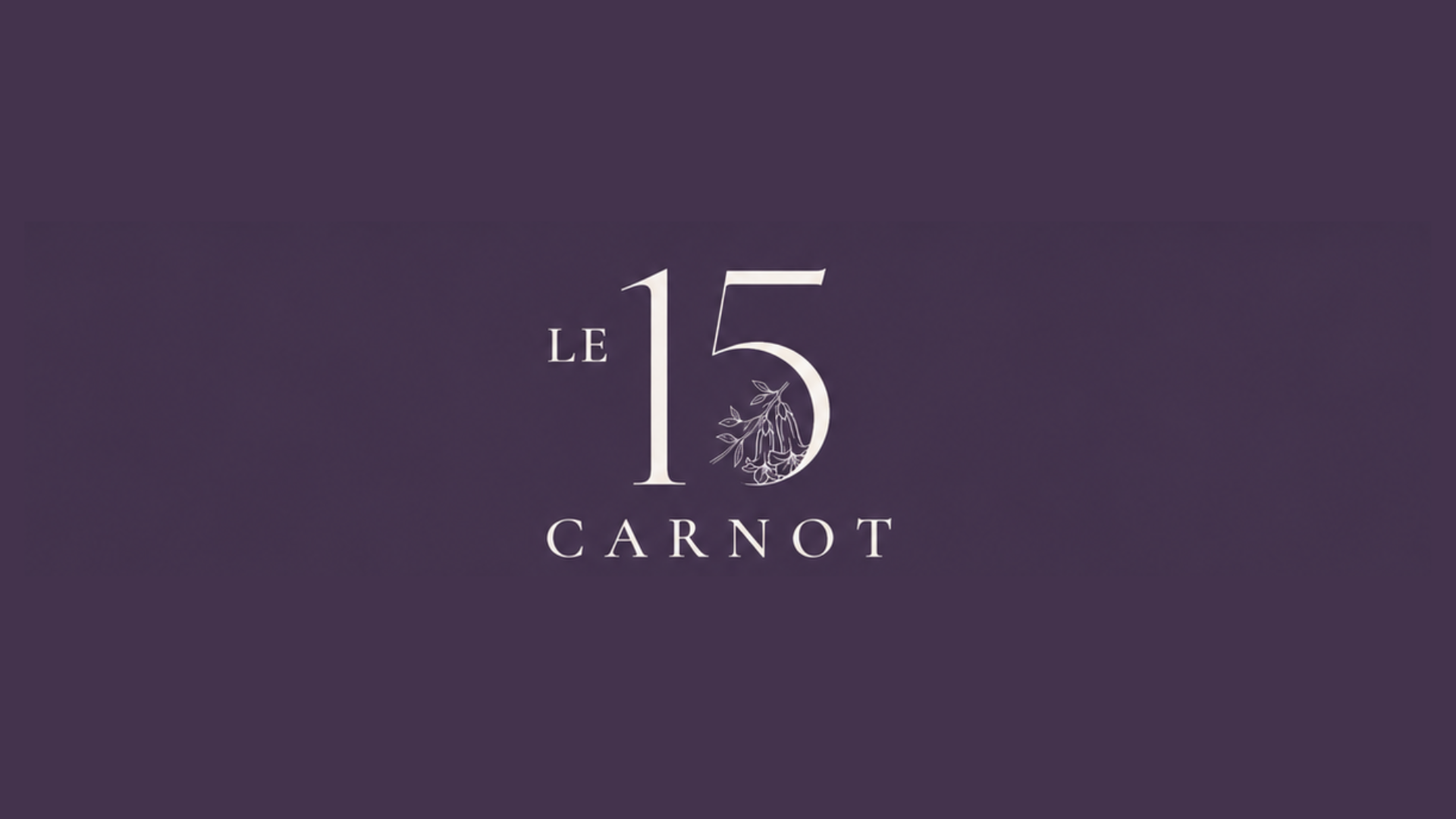 Logo Le 15 Carnot version violette