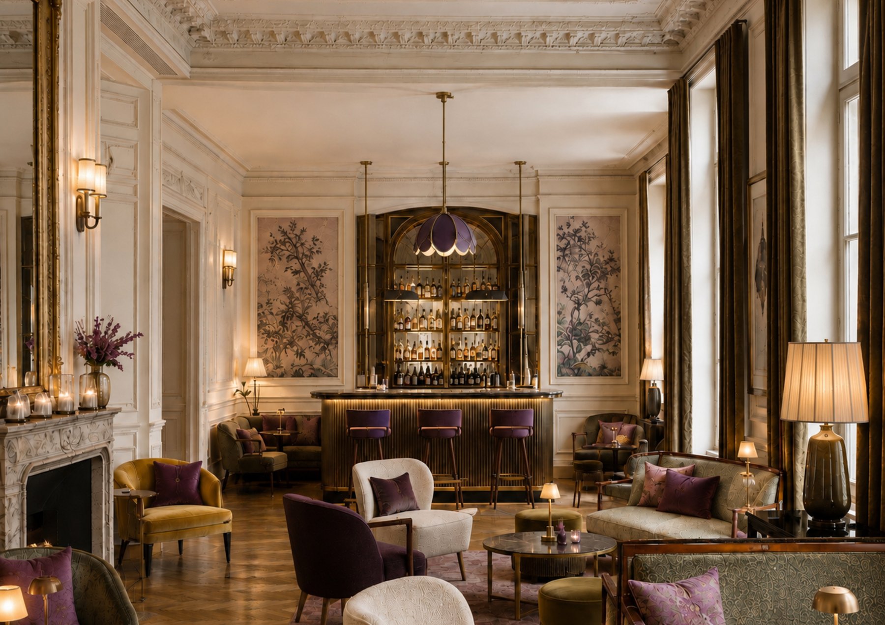 Le 15 Carnot, bar-salon des Fleurs de Carnot