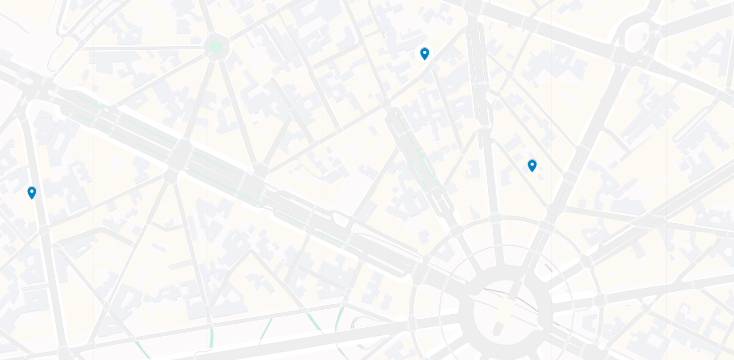 Carte des hôtels Oversight autour de l'Étoile
